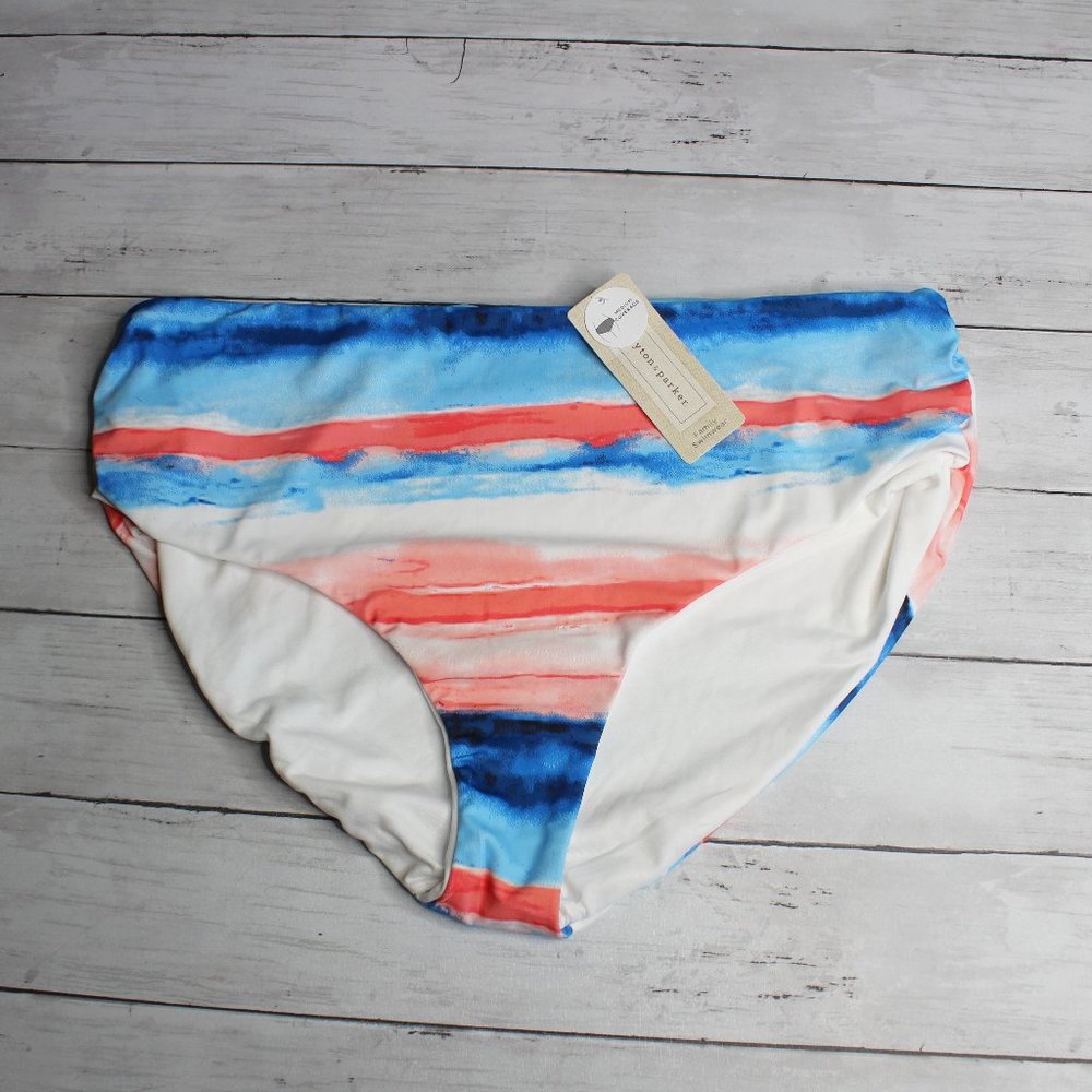 Peyton & Parker Swimwear Women's High Waist Swim Bottoms Size XXL